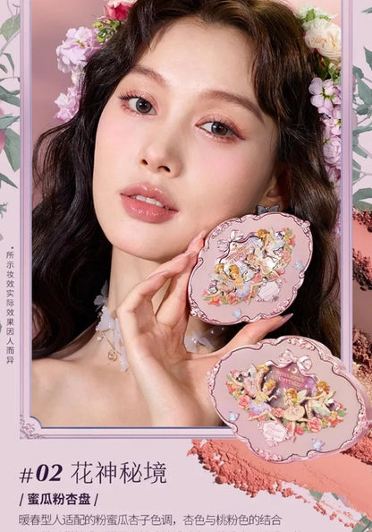 Moonlight Mermaid Eyeshadow Palette – 5-Color Matte & Shimmer Chameleon Finish