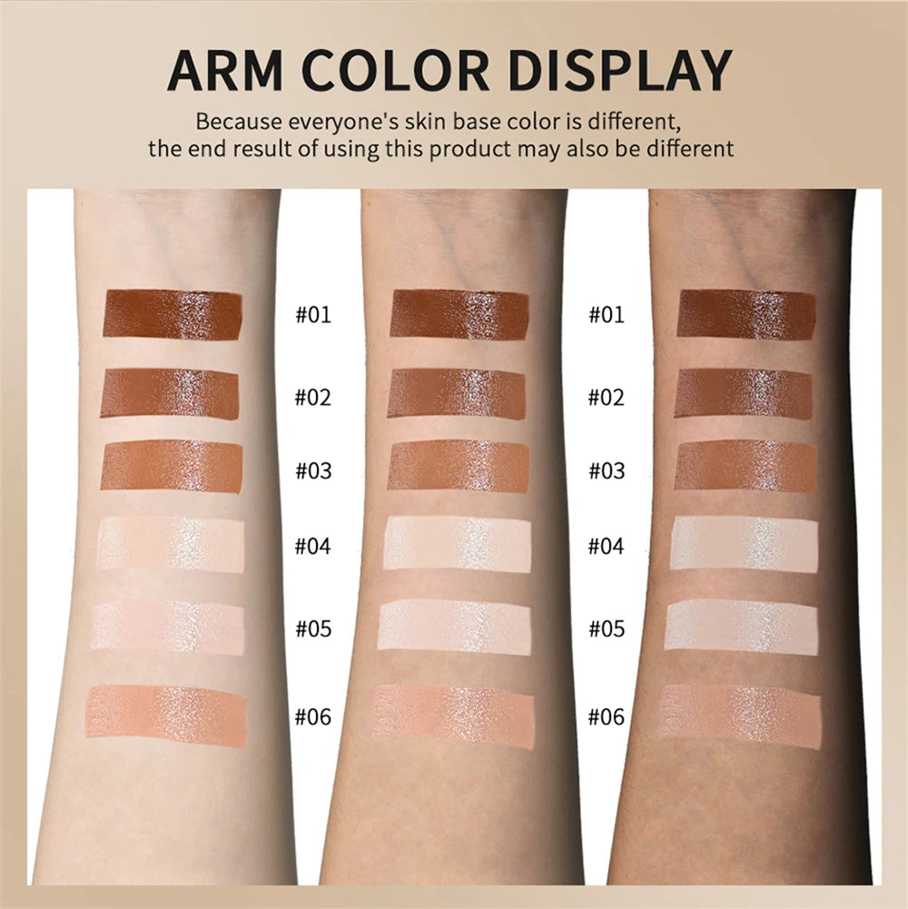 Matte Contour & Highlighter Stick – 6 Shades Waterproof Face Sculpting Makeup