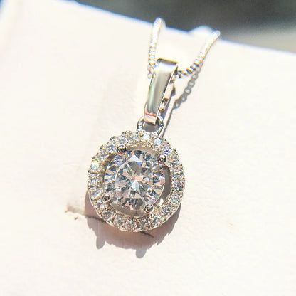 CC Cubic Zirconia Water Drop Pendant Necklace