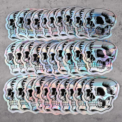 Halloween Skull Candy Bags – Self-Sealing Party Favor Pouches (10–100pcs)