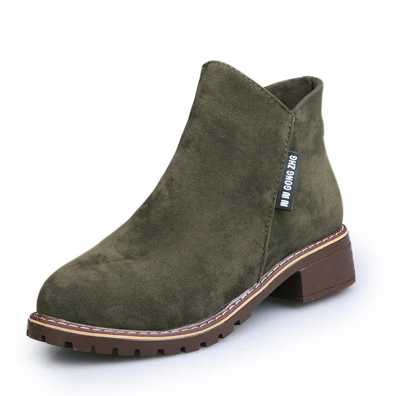Women’s Platform Ankle Snow Boots – Thick Sole Winter Fashion Boots