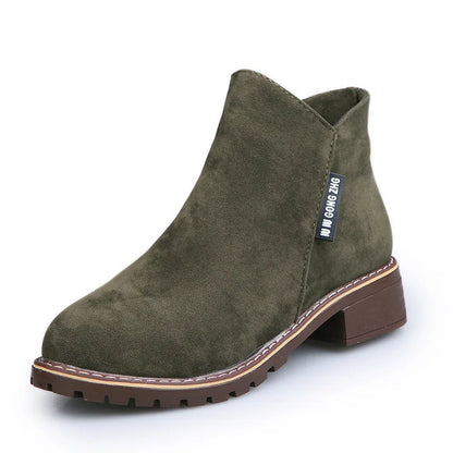 Women’s Platform Ankle Snow Boots – Thick Sole Winter Fashion Boots