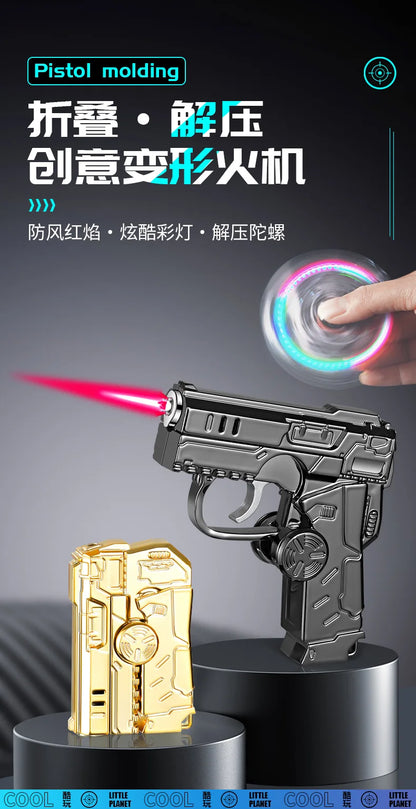 Gyro Folding Pistol Lighter