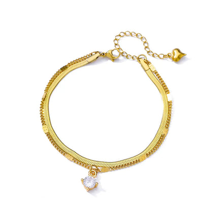 Chunky Figaro Chain Anklet – Unisex Stainless Steel Gold Anklet Jewelry (21+10cm)