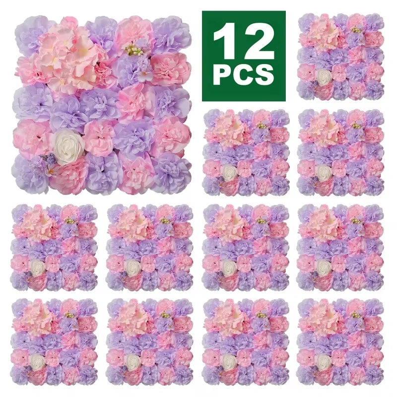 3D Rose Wall Panels Set