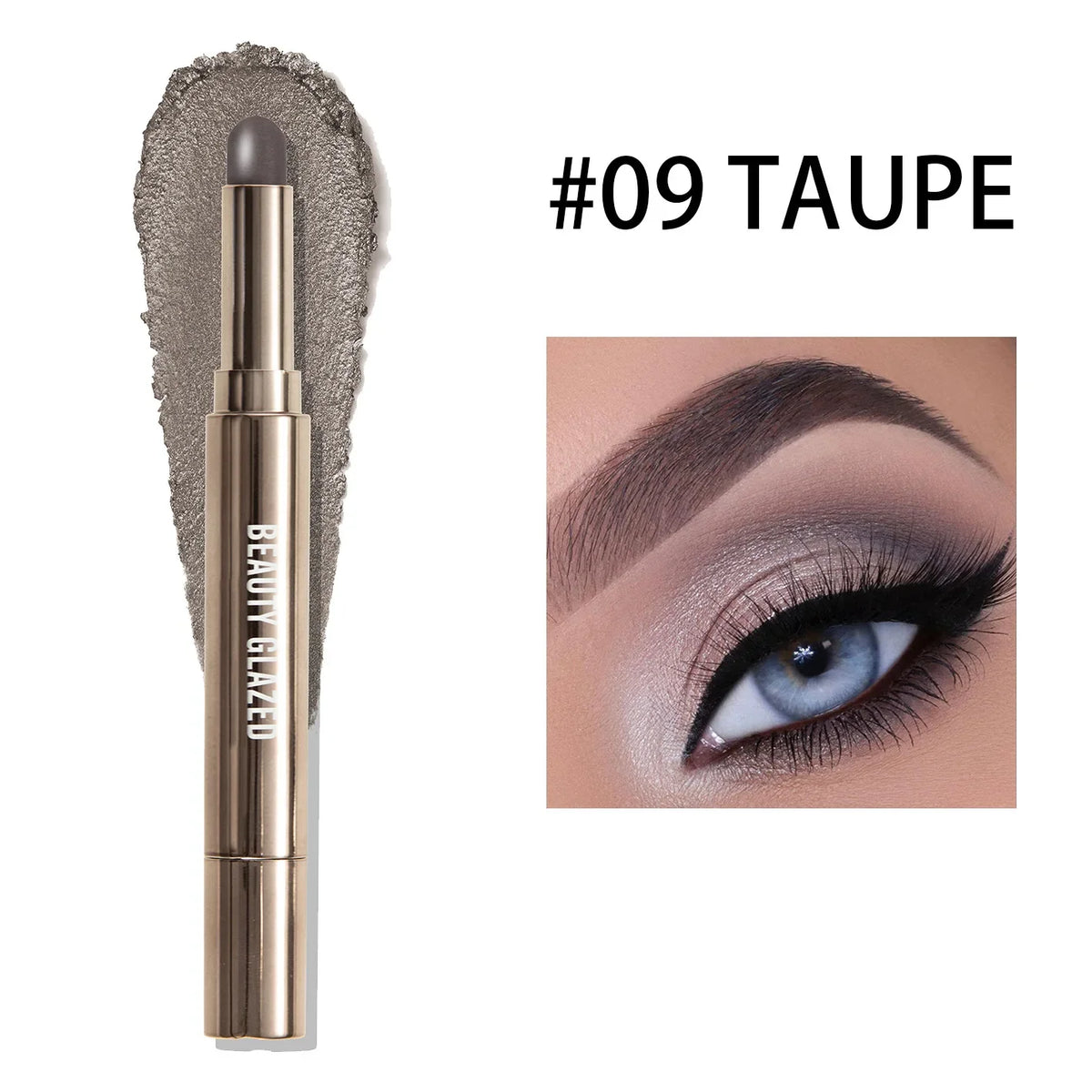 10-Color Double-Ended Eyeshadow Stick Set
