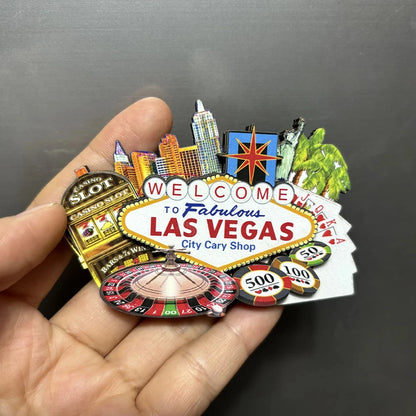 3D Wood Fridge Magnet