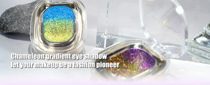 Multichrome Glitter Eyeshadow Palette – High-Pigment, Color-Shifting Shimmer