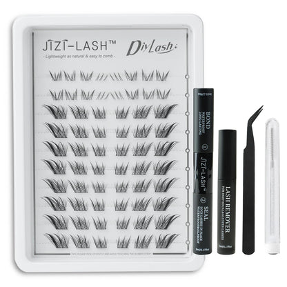 Individual Cluster Eyelashes – C Curl, 3D Mink Style, Wispy &amp; Fluffy