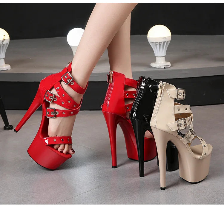 Platform Stiletto Heel Sandals