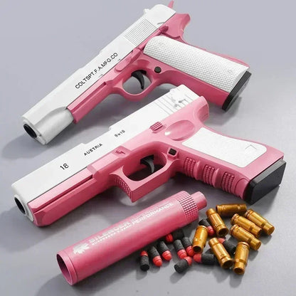 Shell Ejecting Soft Bullet Pistol