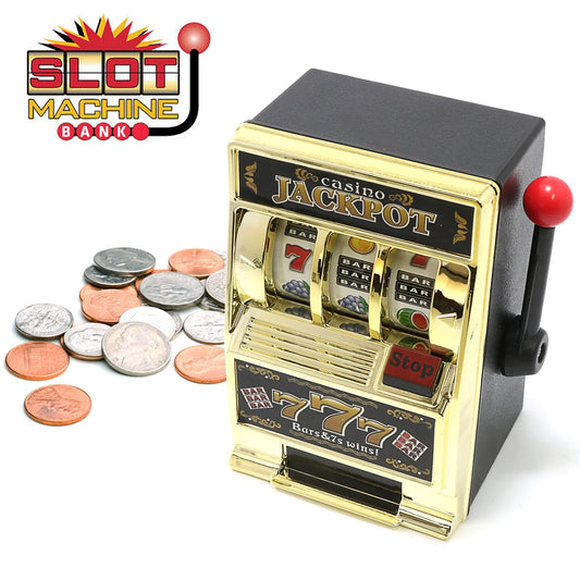 Tabletop Slot Machine Coin Bank