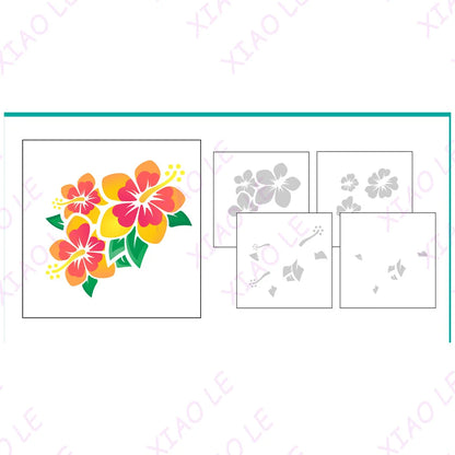 Holiday &amp; Birthday Wishes Metal Cutting Dies – DIY Craft &amp; Scrapbooking Stencils