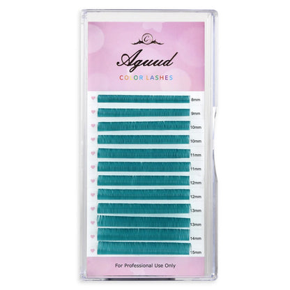 Glow-in-the-Dark Neon UV Lash Extensions – Fluorescent Color Faux Mink D Curl