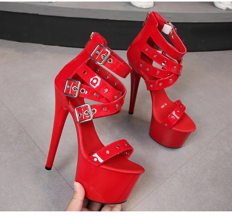 Platform Stiletto Heel Sandals