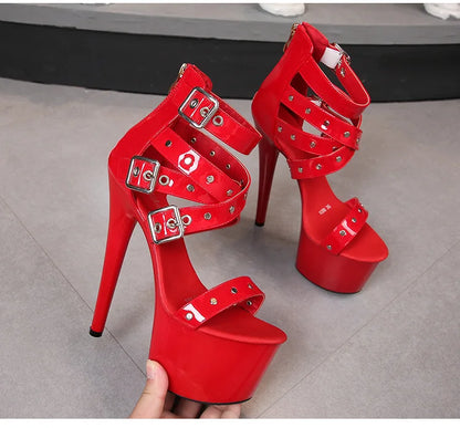 Platform Stiletto Heel Sandals