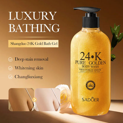 24K Pure Gold Body Wash