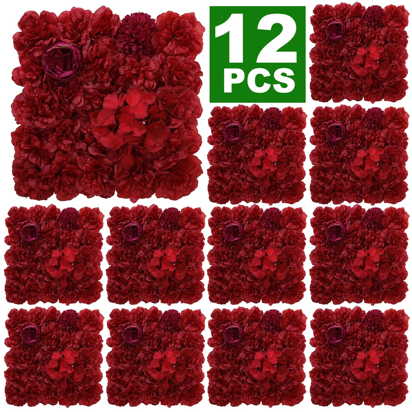 3D Rose Wall Panels Set