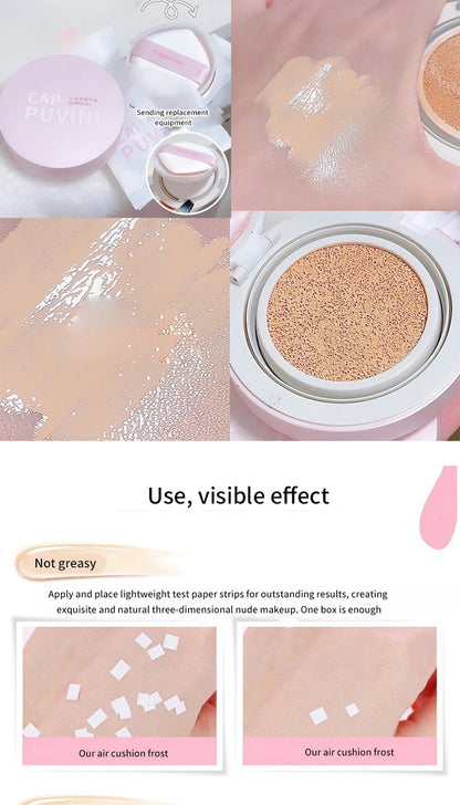 Moisturizing Concealer Air Cushion Foundation – Natural, Long-Lasting & Water-Resistant (13g)