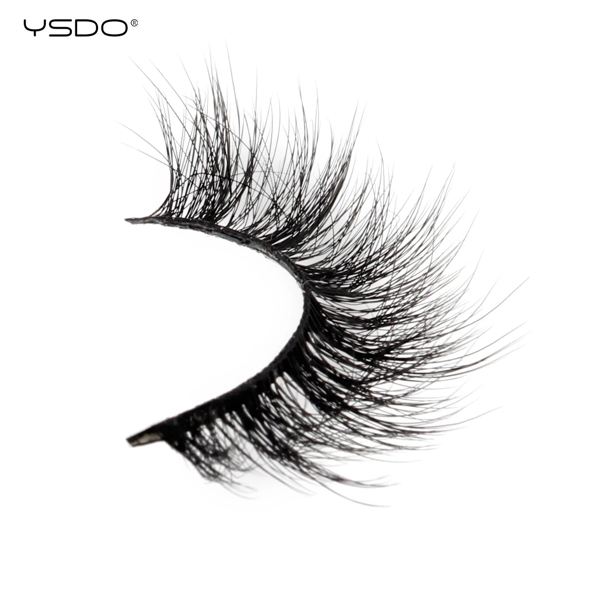 Wispy 3D Mink False Eyelashes – Natural Long, Fluffy & Reusable Strip Lashes (1 Pair)