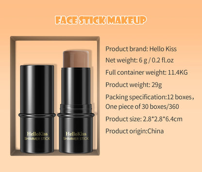 Hello Kiss Face Bronzer & Contour Stick