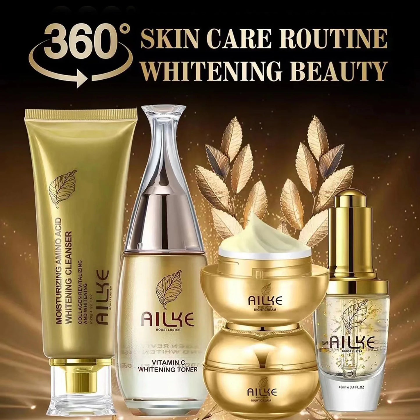 Collagen Whitening & Moisturizing Face Cream Set – Anti-Aging, Hydrating & Brightening Skincare