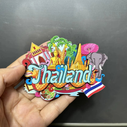 3D Wood Fridge Magnet