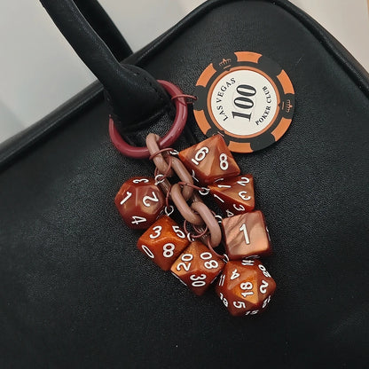 Gambling Dice Keychain