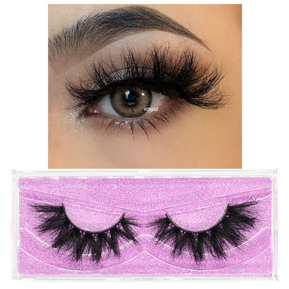 3D Mink False Eyelashes – Fluffy, Wispy & Natural Look