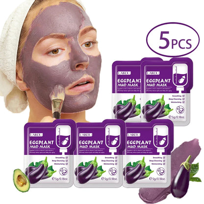 Eggplant Mud Mask Set (5pcs)