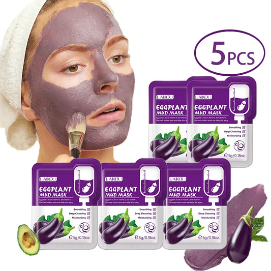 Eggplant Mud Mask Set (5pcs)