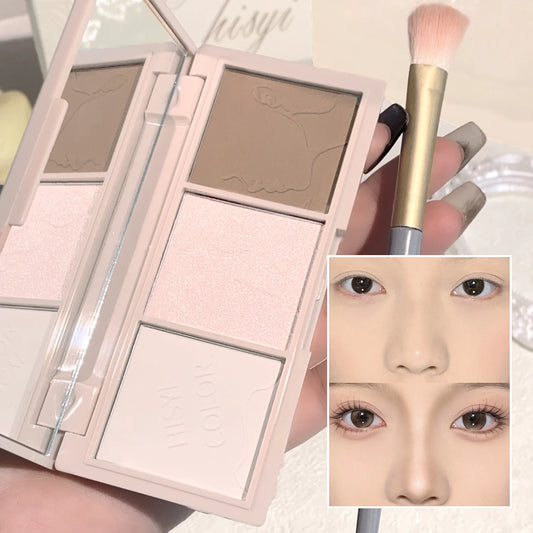 3-Color 3D Contour Highlight Palette