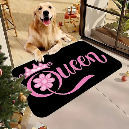 Queen Floral Crown Doormat