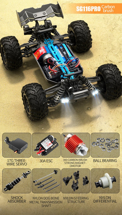 High-Speed RC Off-Road Drift Truck