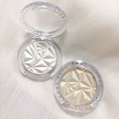 2-Color Diamond Highlighter Palette – Shimmer & Glow