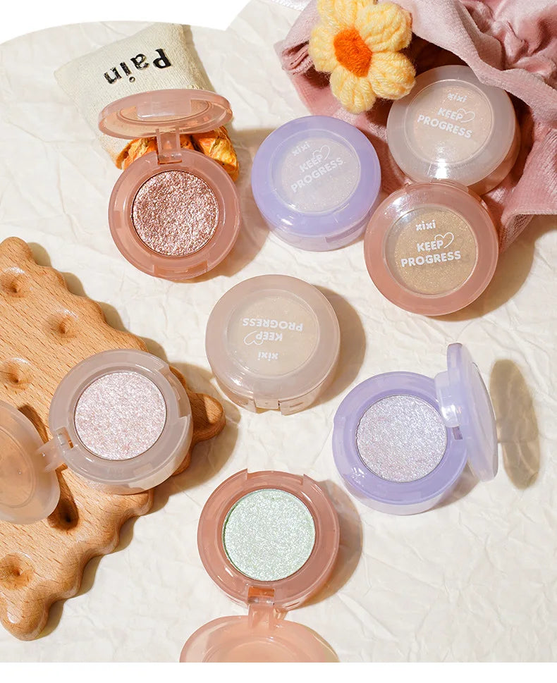 Diamond Glitter Monochrome Eyeshadow – Waterproof Long-Lasting Sparkle