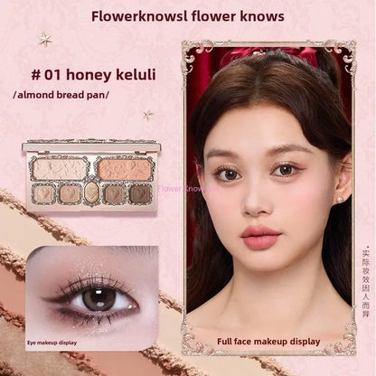 Flower Knows Moonlight Mermaid Eyeshadow Palette – 8 Magical Shades to Mesmerize