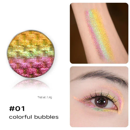 Rainbow Duochrome Multichrome Eyeshadow Set (5 Colors)