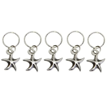 5pcs Butterfly Hair Beads