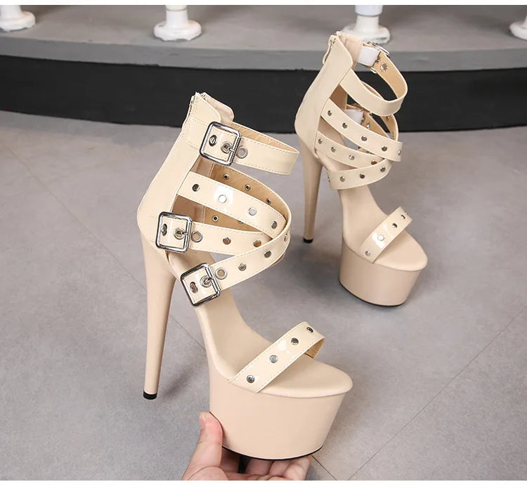 Platform Stiletto Heel Sandals