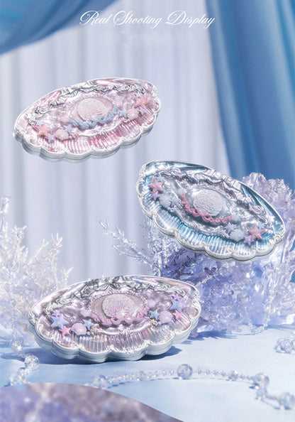 Flower Knows Shell Eyeshadow Palette – 6 Shades of Ocean-Inspired Elegance