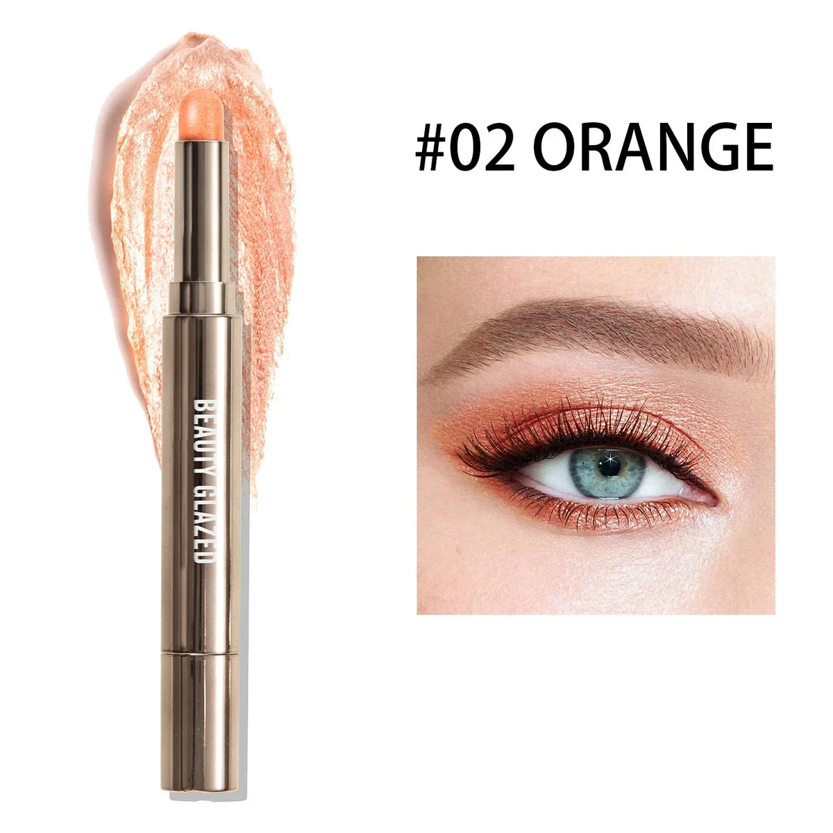10-Color Double-Ended Eyeshadow Stick Set