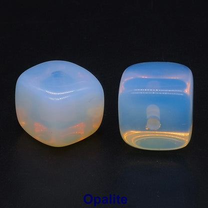 Square Crystal Incense Holder – Natural Stone Censer Base for Sticks & Coils