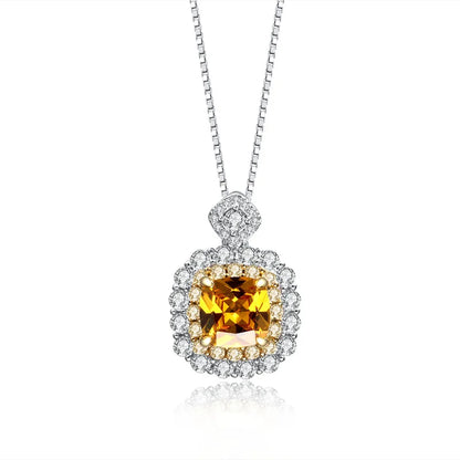 CC Cubic Zirconia Water Drop Pendant Necklace