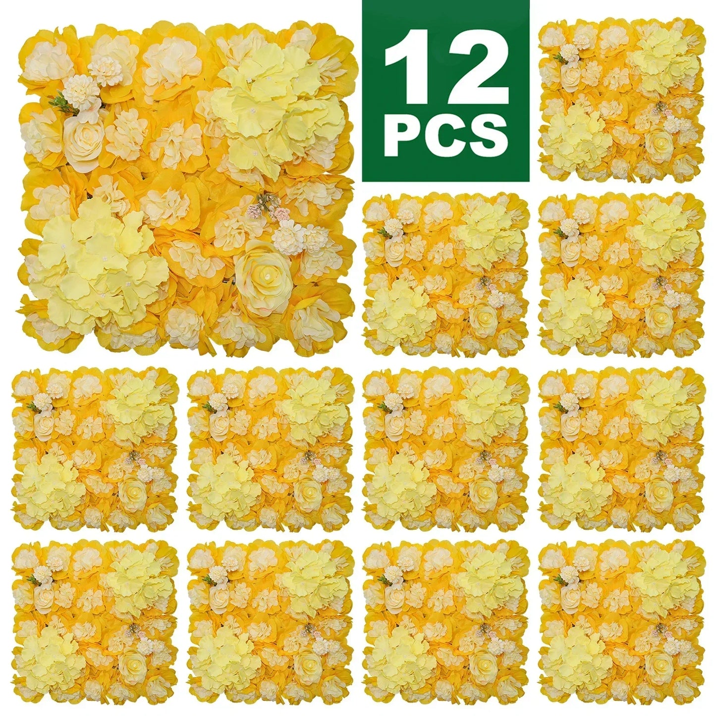 3D Rose Wall Panels Set