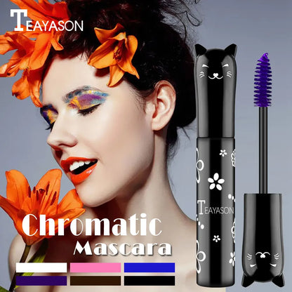 6-Color Waterproof Fast-Dry Mascara – Ink Your Lashes in Vivid Drama