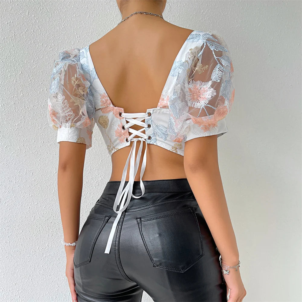 Women’s Underbust Bustier Camis – Sexy Crop Top Lingerie Streetwear