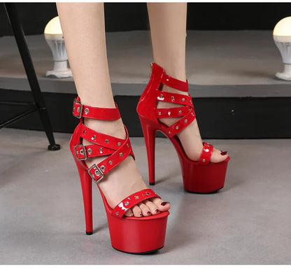 Platform Stiletto Heel Sandals