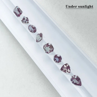 Lab-Grown Color Change Alexandrite Gemstone Beads – Certified Oval or Cushion Cut