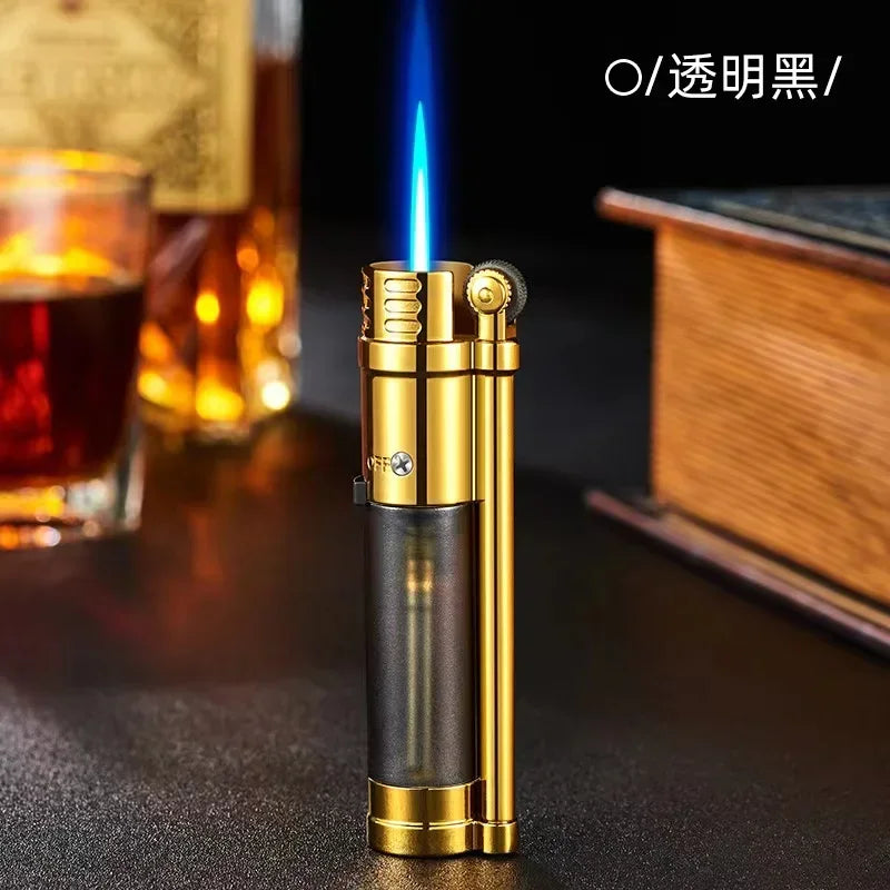 Windproof Gas-Electric Plasma Lighter – USB Type-C Rechargeable Folding Gun-Shaped Torch